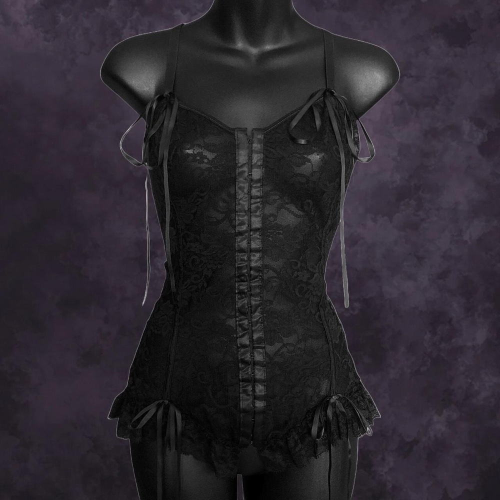 Dark Lace Fairy Corset Top